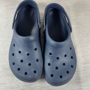 Crocs Classic Clog Navy Blue Men's 7‎ Women's 9 Slip On Casual Shoes